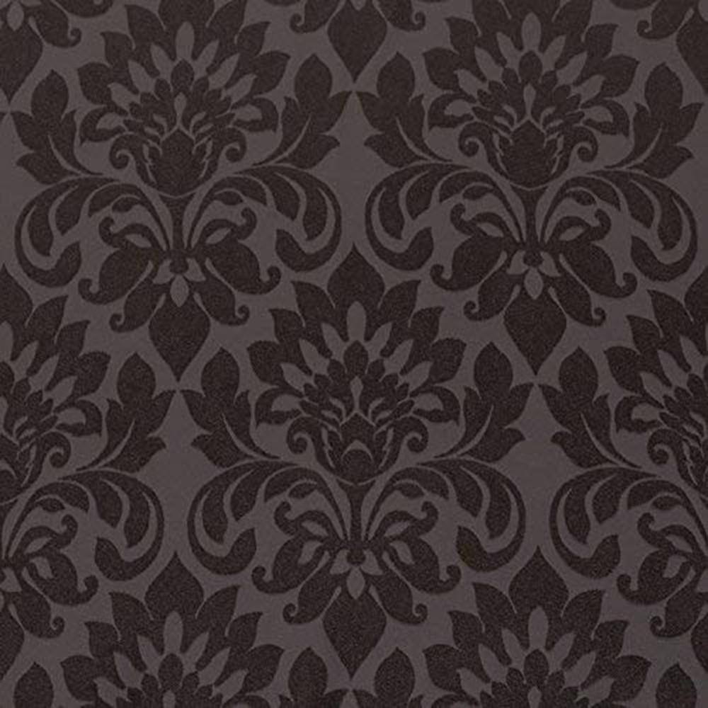 Brown Polyester Blackout Pleated Rod Pocket Drapes with Valance