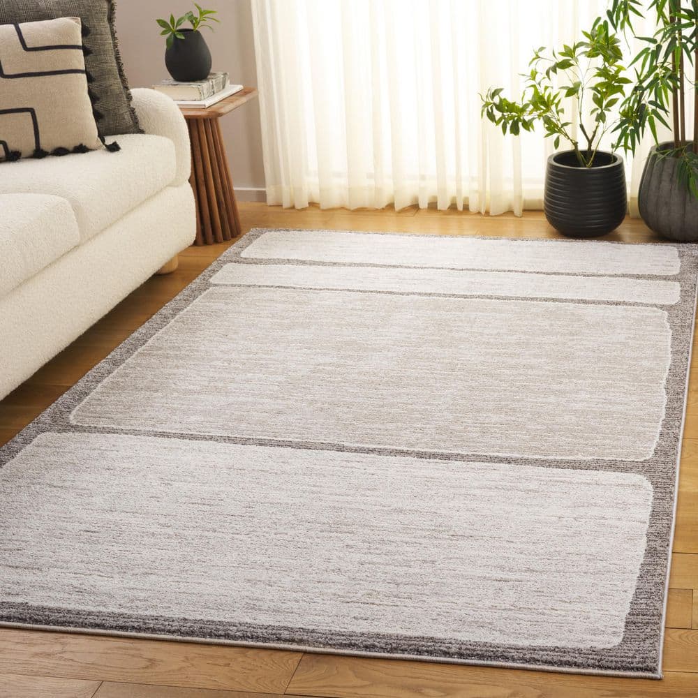 Northport 4 ft. x 6 ft. Ivory/Beige Abstract Geometric Area Rug price history on PriceWatchPro