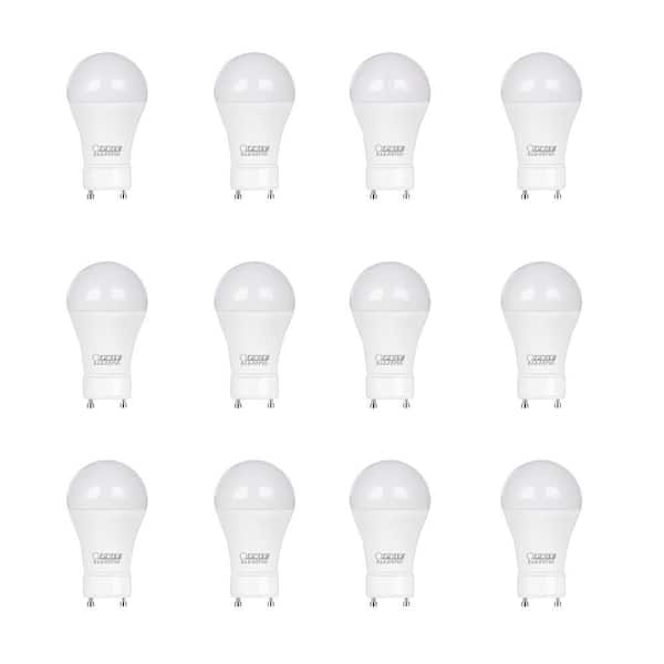 Feit Electric 100-Watt Equivalent A21 Dimmable CEC 90+ CRI GU24 Base LED Light Bulb, Selectable White 2700K/3000K/5000K (12-Pack)