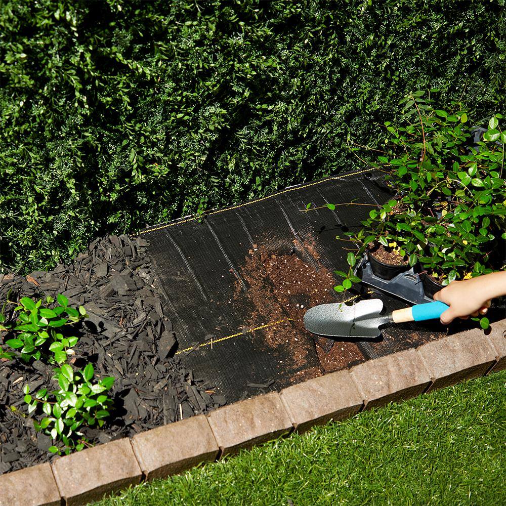 Black Polypropylene 36" x 7" Woven Weed Barrier Fabric