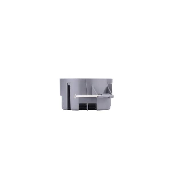 Plastic Round Ceiling Box, 20 cu. in. Captive Nail Mounting Fixture Box (100-Pack)