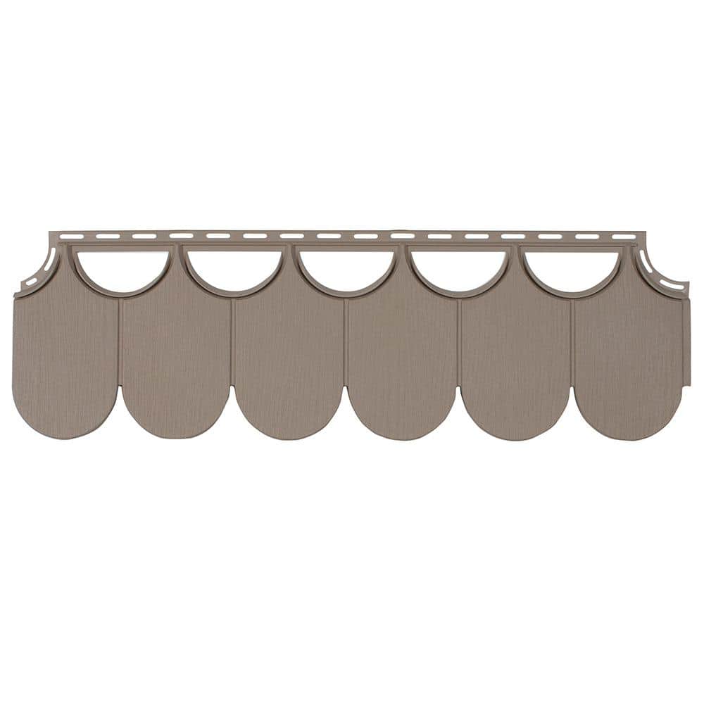NovikShake HR Half Round (10 in. x 32 in.) Polymer Siding in Khaki (22 Panels Per Box, 32.2 sq. ft.) price history on PriceWatchPro