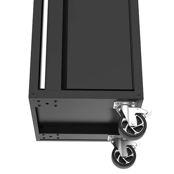 Husky Modular 20 in. W Standard Duty 3-Shelf Black Side Tool Chest