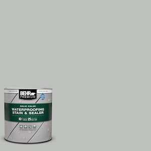 1 qt. #SC-365 Cape Cod Gray Solid Color Waterproofing Exterior Wood Stain and Sealer
