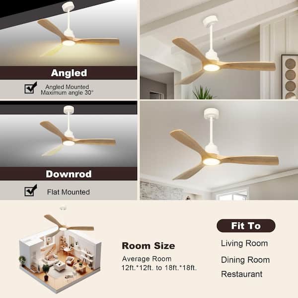 ◆タチカワ◆ウッドブラインド◆W1200×H980◆Z-2507BL2◆ 52-Inch-Quiet-Ceiling-Fan,