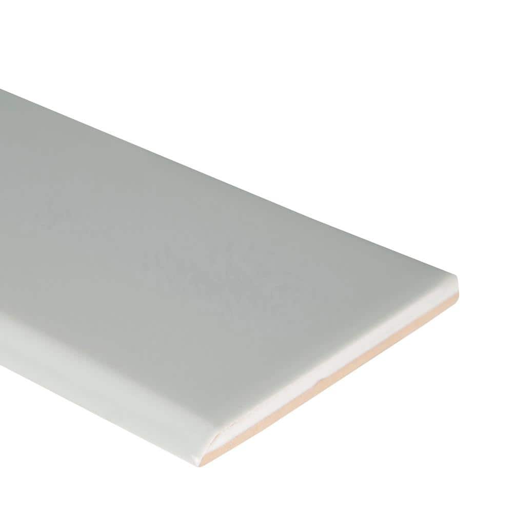 Domino Gray Bullnose 3 in. x 6 in. Glossy Ceramic Wall Tile (44 lin. ft./Case) price history on PriceWatchPro