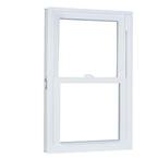 27.75 in. x 57.25 in. 70 Pro Series Low-E Argon Glass Double Hung White Vinyl Replacement Window, Screen Incl