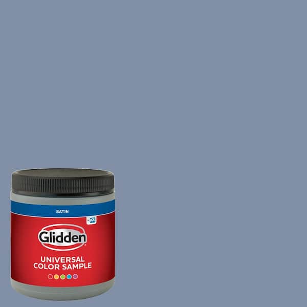 Glidden 8 oz. PPG1164-5 Blueberry Muffin Satin Interior Paint Sample