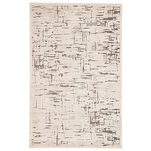 Jaipur Living Fables Light Beige 7 ft. 6 in. x 9 ft. 6 in. Abstract Rectangle Rug