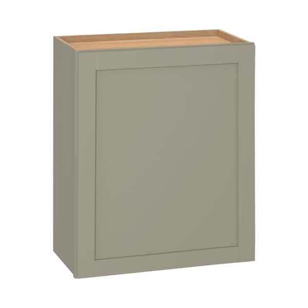 Westfield Dusk Gray Shaker Stock Assembled Wall Kitchen Cabinet (24 in. W x 12 in. D x 30 in. H)