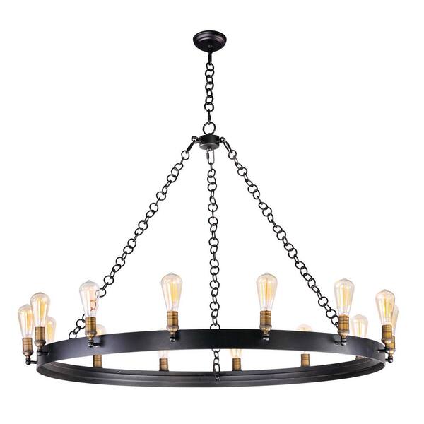 used brass chandelier