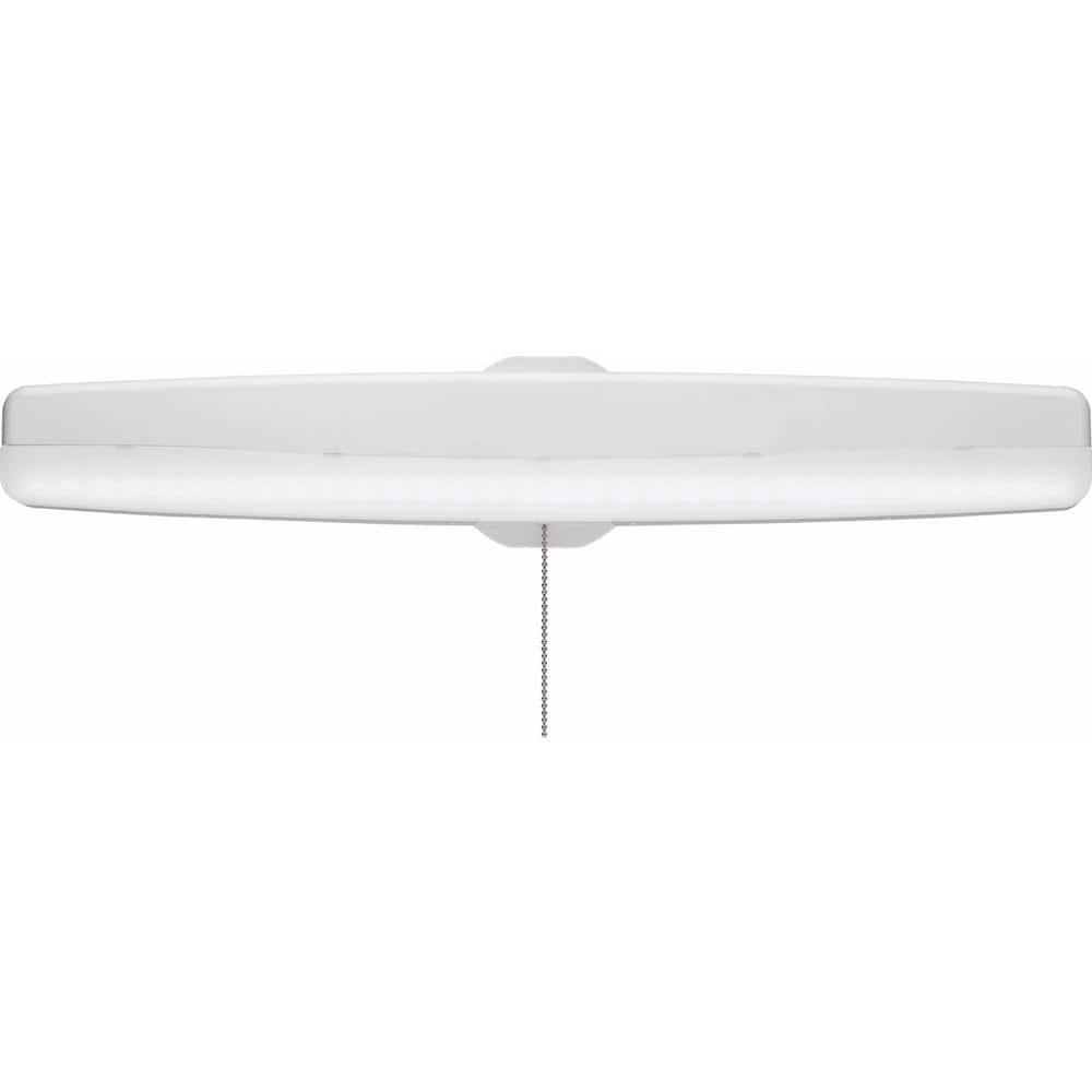 Linear Modern Gloss White LED Flush Mount Light