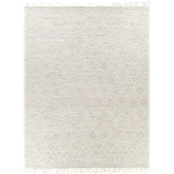 Livabliss Mendoza Ivory/Black Cottage 8 ft. x 10 ft. Indoor Area Rug