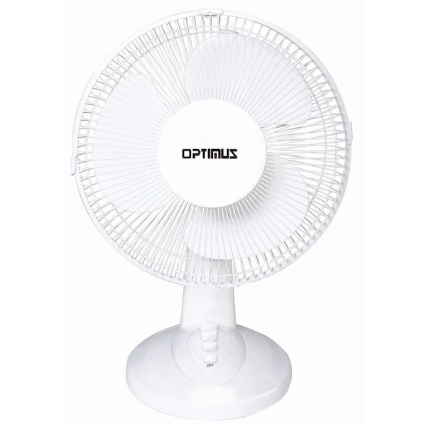 Optimus 12 in. Oscillating Table Fan