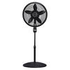 Lasko Cyclone Adjustable-Height 18 in. 3 Speed Black Oscillating Pedestal  Fan with Programmable Timer and Remote Control 1843 - The Home Depot