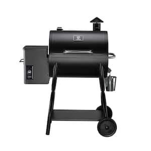 585 sq. in. Pellet Grill and Smoker in Black