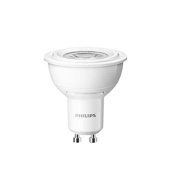 Philips 50W Equivalent Bright White GU10 Dimmable LED Flood Light Bulb