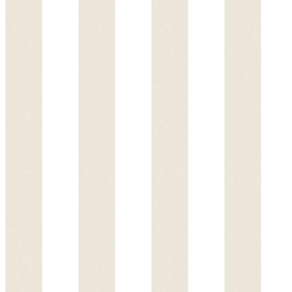 Smart Stripes 3 Taupe/White Traditional Stripe Vinyl on Non-Woven Non-Paste
