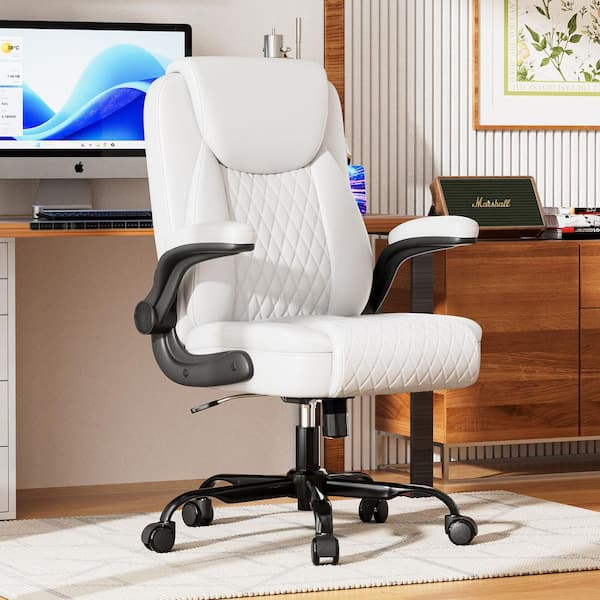 ComHoma Computer Desks Faux Leather Ergonomic Office Chair