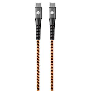 Tech and Go 6 ft. Braided Cable for USB-C to USB-A 215 1240 TG3