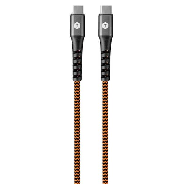 Tough Tested 6 ft. Braided USB-C to USB-C Cable