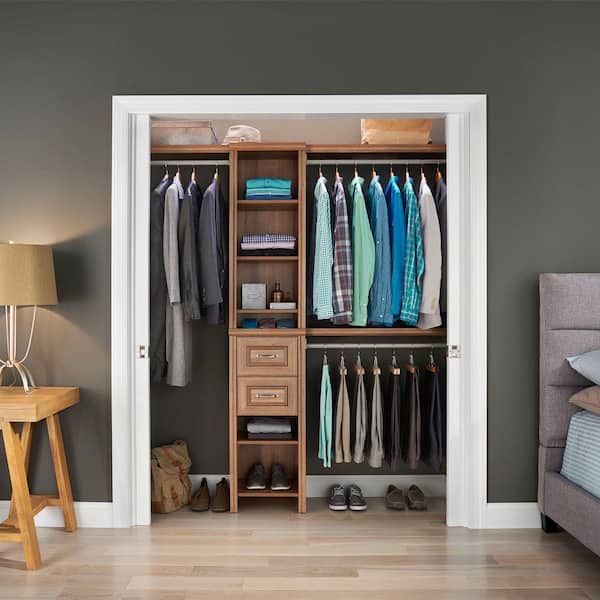 8.7 in. H x 13.39 in. W Brown Wood Drawer