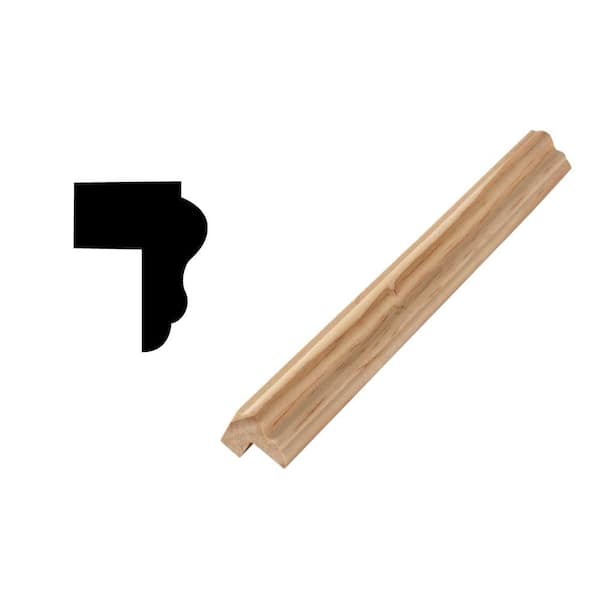 Woodgrain Millwork WG DEC2 - 3/4 in. x 1 in. Solid Pine Wainscot/Paneling Panel Molding