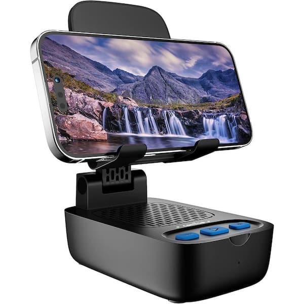 Yichuhaoxi Cell Phone Stand with Wireless Bluetooth Speaker, Punchy Bass & HD Stereo Sound Speaker for Home & Outdoors