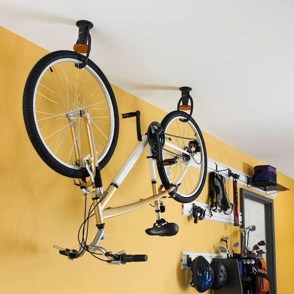 Wall Mounted Bike Rack, Bicycle Storage, Wooden Bike Hook // OAK