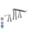 Robinet De Lavabo Glacier Bay Chianti 8 Po – 2 Poignées – Fini Nickel Brossé