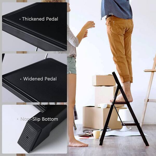 Sturdy folding step stool hot sale