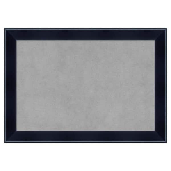 Amanti Art Madison Black 20 in. x 14 in. Framed Magnetic Board