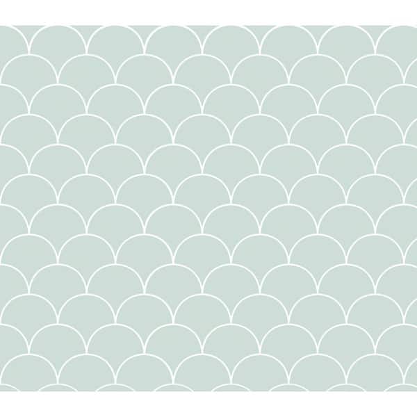 InHome Green Porto Tile Peel and Stick Backsplash Wall Decal