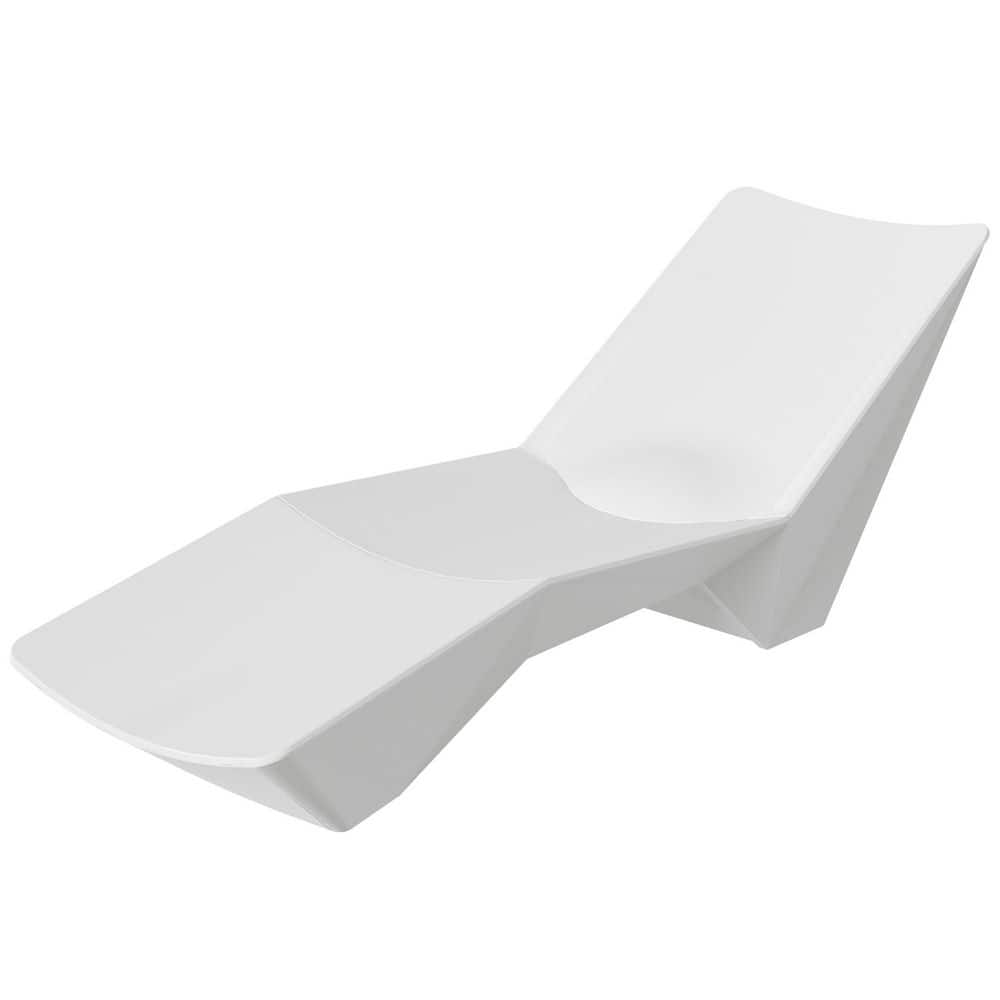 Modern Weighted In-Pool Chaise Lounger with Lumbar Support