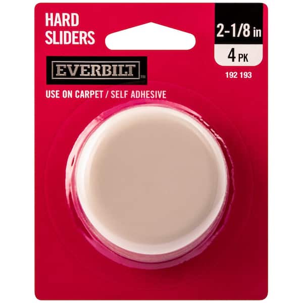 Everbilt 2-1/8 in. Round Adhesive Slider (4-Pack)