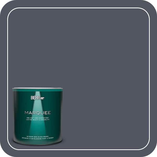 BEHR MARQUEE 1 qt. #MQ5-06 Ball Gown One-Coat Hide Semi-Gloss Enamel Interior Paint & Primer