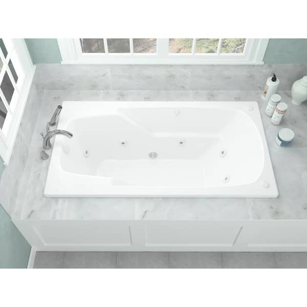 Universal Tubs Coral Series 59 in. x 36 in. Rectangular Whirlpool