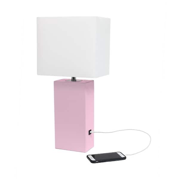 Elegant Designs 21 In Blush Pink, Girly Table Lamps