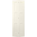 30 in. x 96 in. Birkdale Vanilla Paint Smooth Hollow Core Molded Composite Interior Closet Bi-fold Door