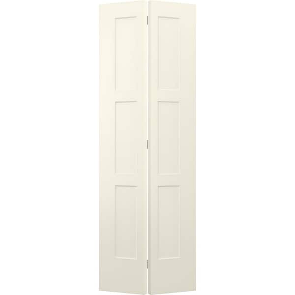 JELD-WEN 30 in. x 96 in. Birkdale Vanilla Paint Smooth Hollow Core ...