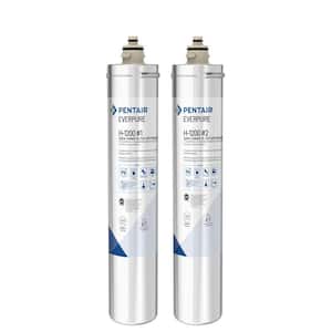 Everpure H-1200 Residential Under Sink Water Filter Cartridge Replacement Set