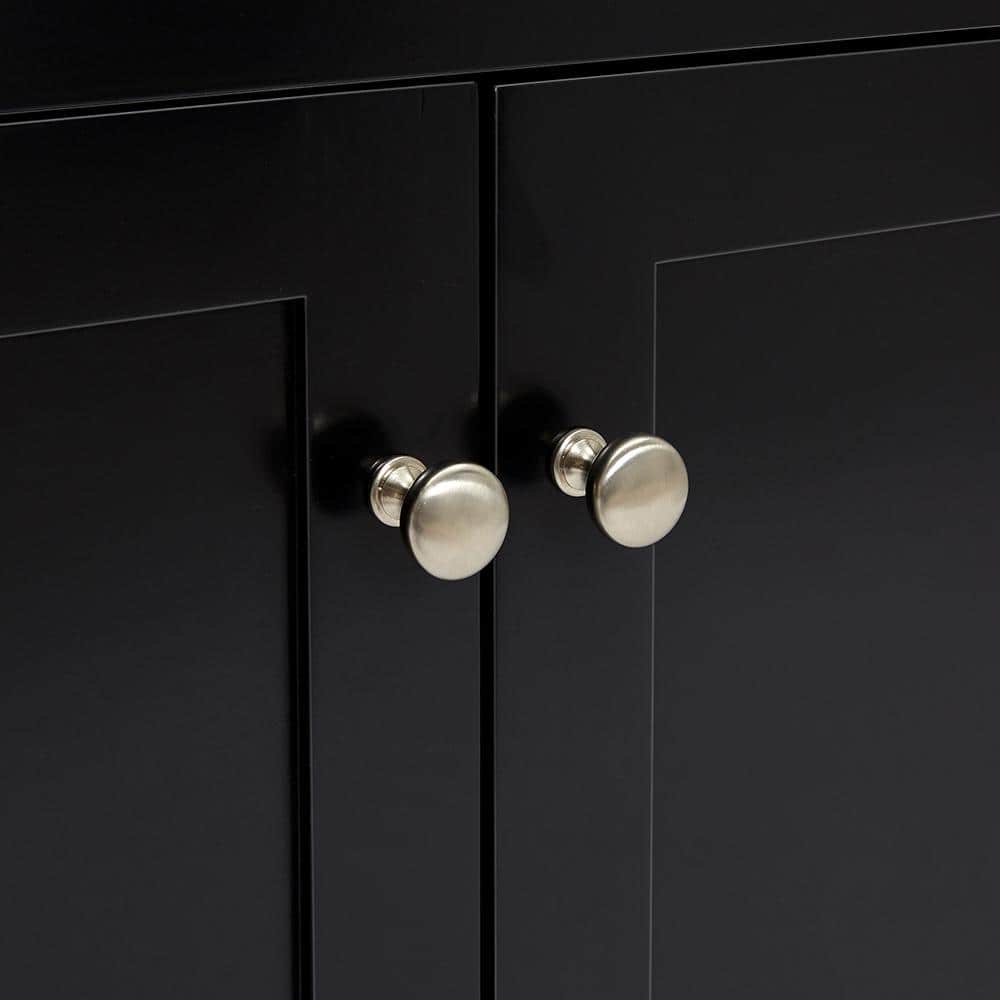 Hamlet 36" Black Solid Wood Freestanding Vanity Cabinet