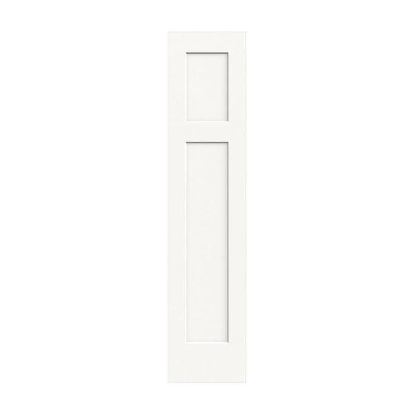 JELD-WEN 18 in. x 80 in. Craftsman White Painted Smooth Solid Core Molded Composite MDF Interior Door Slab