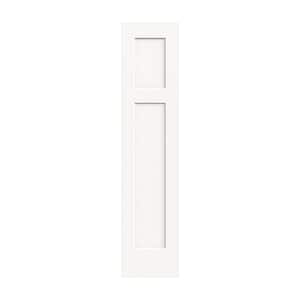18 in. x 80 in. Craftsman White Painted Smooth Molded Composite MDF Interior Door Slab