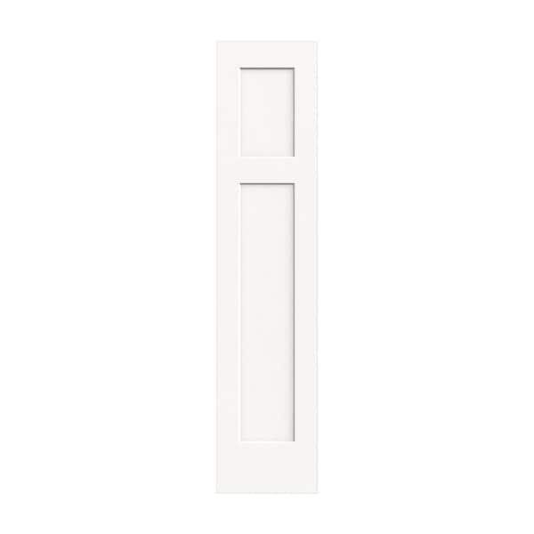 JELD-WEN 18 in. x 80 in. Craftsman White Painted Smooth Molded Composite MDF Interior Door Slab