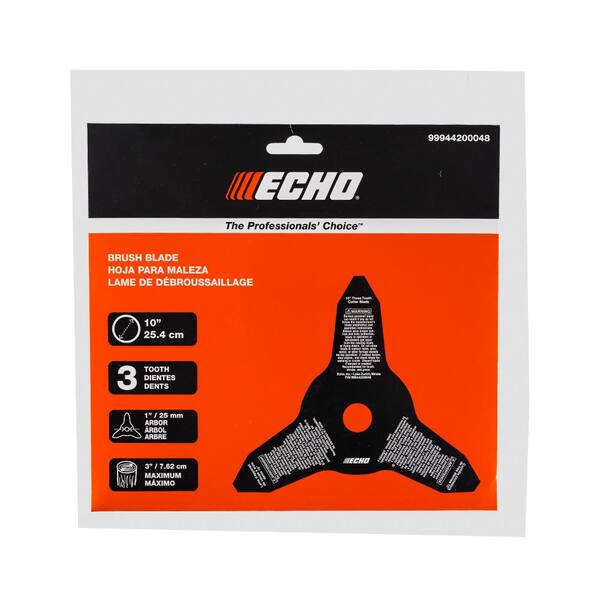 Genuine ECHO 10-Inch 80-Tooth Saw Blade (25mm Arbor) For String Trimmers - 69500121431