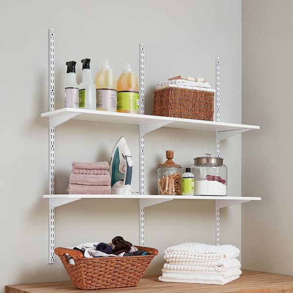 DIY Floating Shelves for Easy Storage - Yellow Brick Home