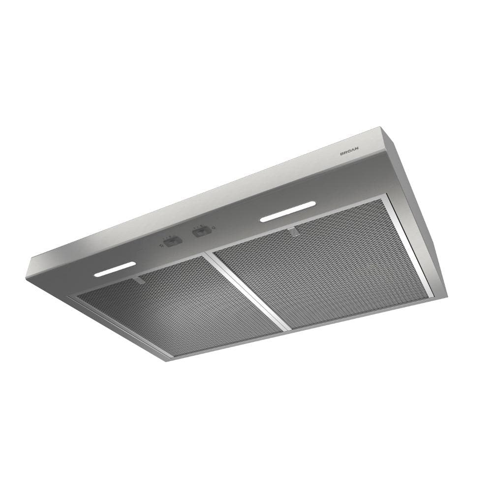 Broan 36" White Stainless Steel Under-Cabinet Range Hood