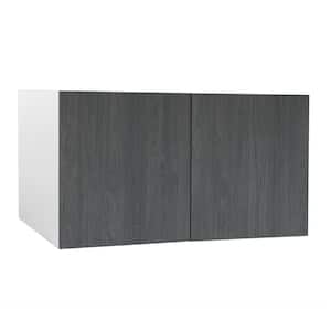 Quick Assemble Modern Style, Carbon Marine 36 x 18 in. Wall Bridge Kitchen Cabinet (36 in. W x 24 in. D x 18 in. H)