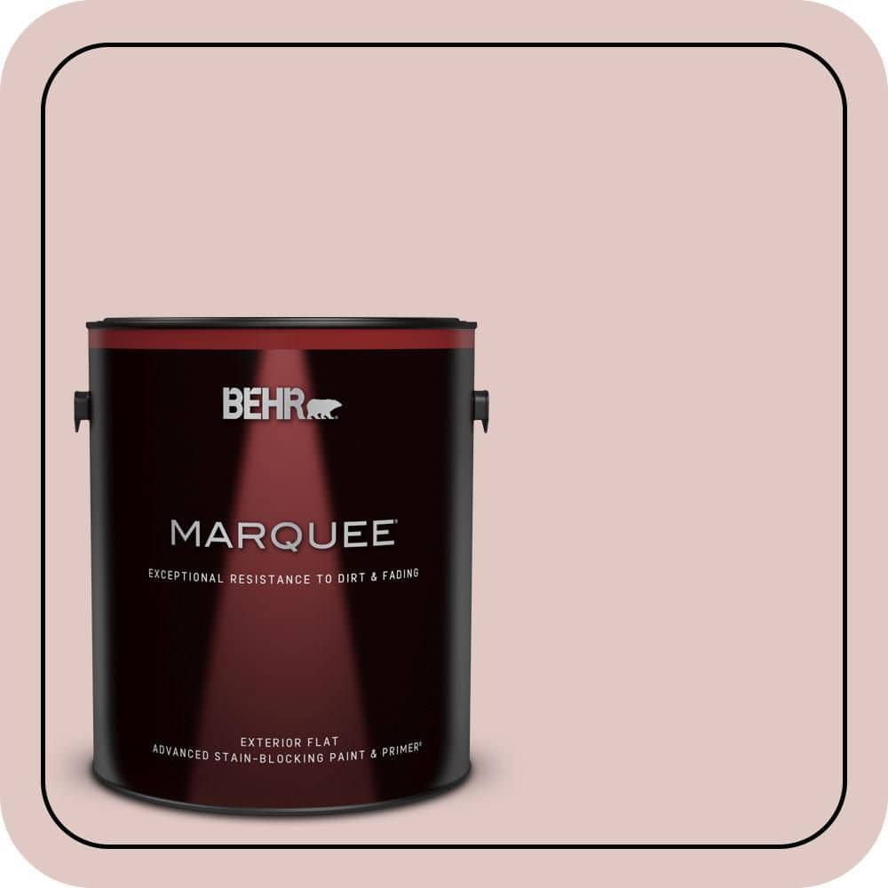 1 gal. #160E-2 Pink Water Flat Exterior Paint & Primer price history on PriceWatchPro